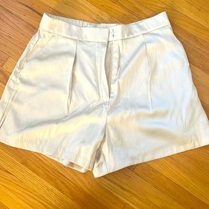 Satin Cream Shorts - Size M - New with tags!